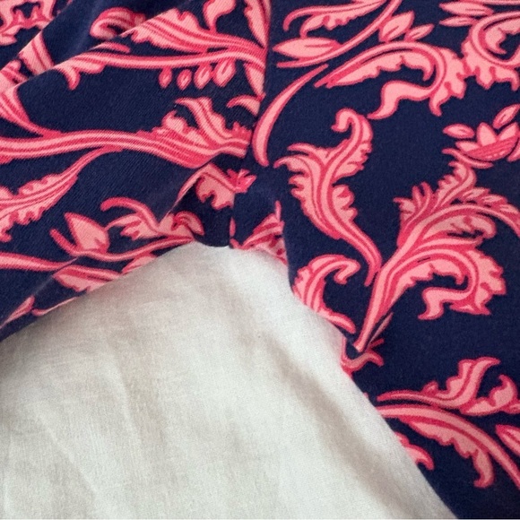 Adidas LARGE Baroque Ornament Leggings Pink Blue Tights - Picture 8 of 8